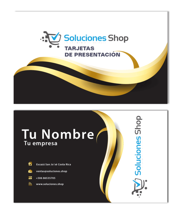 Tarjetas de Presentación Personales o de negocios - Soluciones Shop® Tienda Oficial