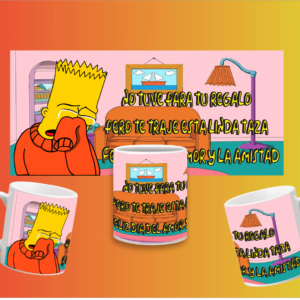 Taza bart simpson | Tazas personalizadas en Costa Rica