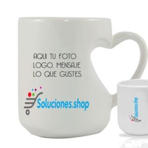 Taza Forma De Corazón I Artículos Personalizados