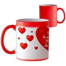 Taza mágica Roja │Dia del amor y la amistad