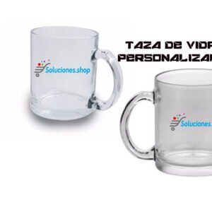 Tazas de Vidrio Transparente│Articulo Personalizado