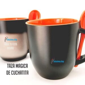 Tazas Mágicas Con Cuchara, Personalizadas