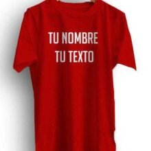 Camisa con texto personalizada en Oferta