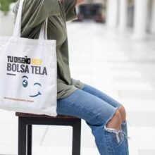 Bolsas de tela reutilizables con impresión personalizada