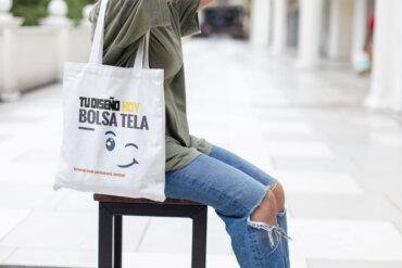 Bolsas de tela reutilizables con impresión personalizada