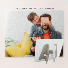 Rompecabezas Porta retrato Cuadrado con tu diseño impreso