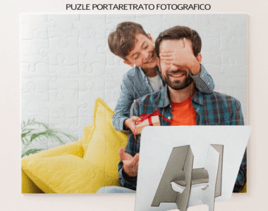 Rompecabezas Porta retrato Cuadrado con tu diseño impreso