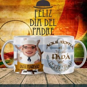 Taza Diseños día del padre | Aquí toma el mejor Papá