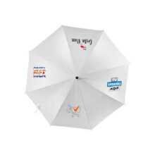 Paraguas Blanco Personalizado de 23 pulgadas