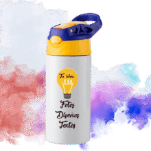 Botella de Agua Azul/Amarillo para Niños de 360 ml | ¡Personaliza a tu gusto! (copia)