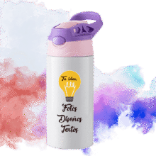 Botella de Agua Morado/Rosado para Niños de 360 ml | ¡Personaliza a tu gusto! (copia)