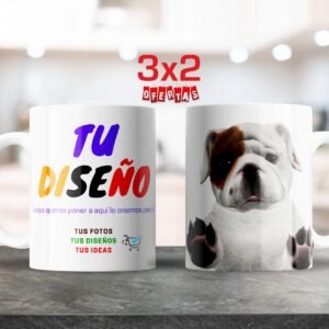 Tazas Personalizadas a Tu Gusto 3X2 Captura Tus Momentos Especiales