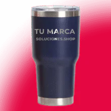 Tumbler Azul de 30 oz Grabado Láser Costa Rica