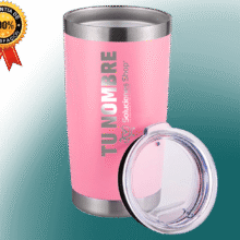 Tumbler Cónico Rosado 20 oz Elegancia y Rendimiento Soluciones Shop® Costa Rica