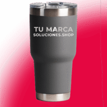Tumbler Gris de 30 oz Grabado Láser Costa Rica