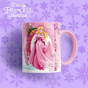 Taza Princesas navideñas de Disney | Aurora Navideña