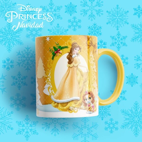 Taza Princesas navideñas de Disney | Bella Navideña