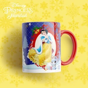 Taza Princesas navideñas de Disney | Blanca Nieves Navideña
