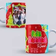 Tazas navideñas en oferta 3x2 | Diseño con foto Personalizada Arbol navideño