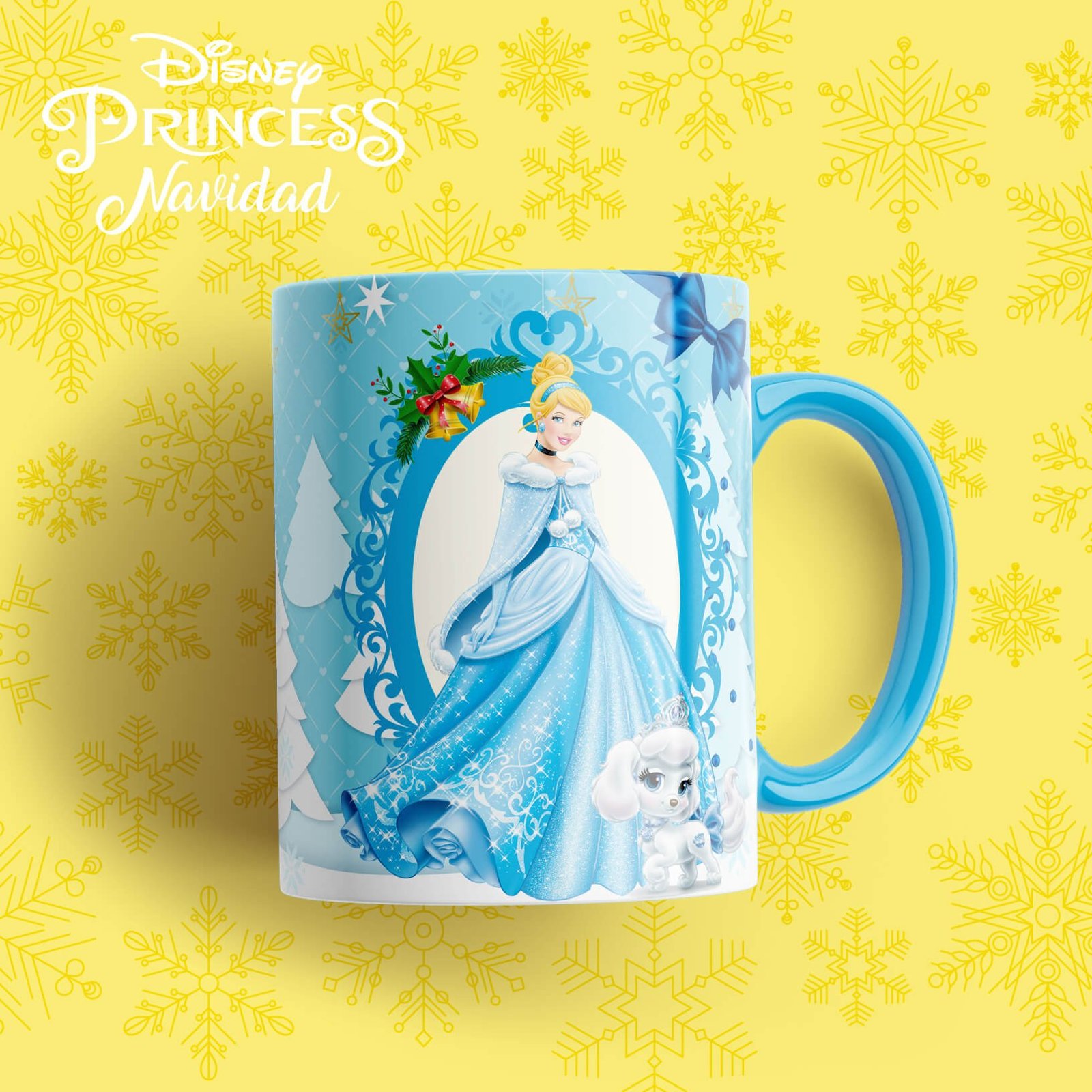 Taza Princesas navideñas de Disney  Cenicienta Navideña - Soluciones Shop®