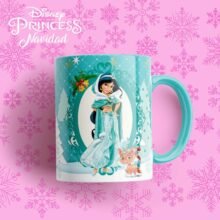 Taza Princesas navideñas de Disney | Jasmín Navideña