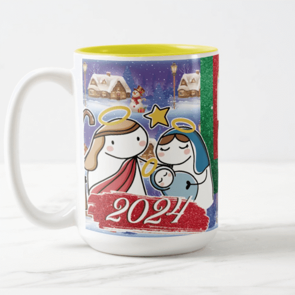 Tazas Calendario 2024 Diseños Flork Navideños - Nacimiento
