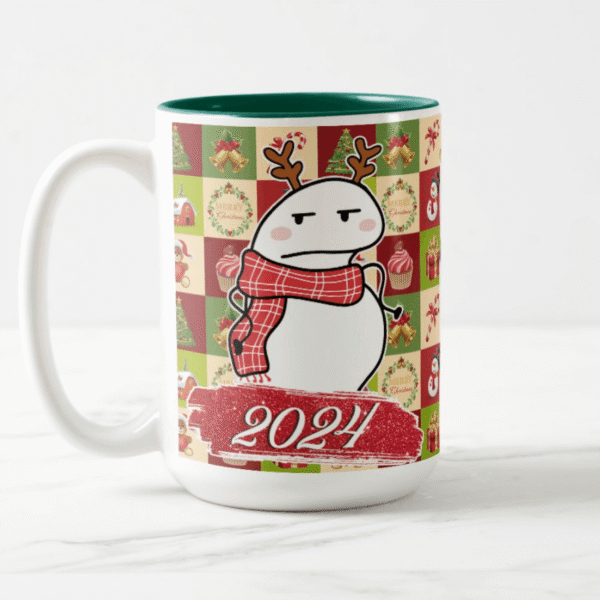 Tazas Calendario 2024 | Diseños Flork Navideños - Muñeco gruñon