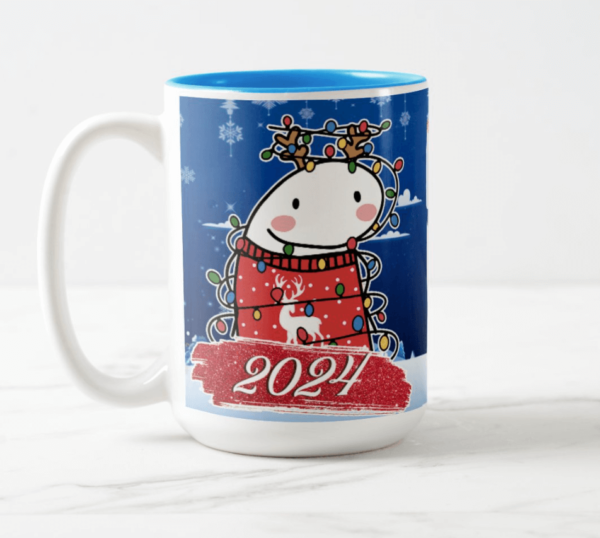 Tazas calendario 2024 Diseños flork navideños