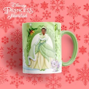Taza Princesas navideñas de Disney | Tiana Navideña