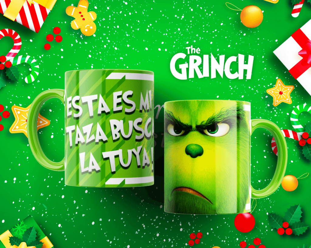 Tazas con Diseño del Grinch en Costa Rica