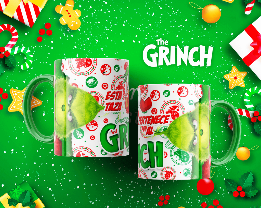 Tazas con Diseño del Grinch en Costa Rica