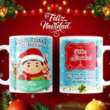 Taza Navideña: Aqui toma el mejor | Celebra la Temporada