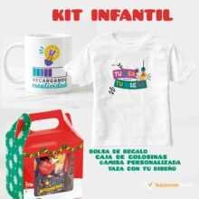 Kit Infantil 2 ¡Diversión, Estilo y Sabor en un Solo Paquete!