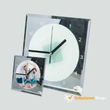Reloj de Cristal Personalizado 20x20cm Personalizacion Original