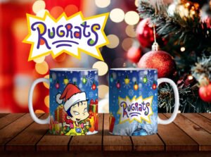 Taza diseñada de Rugrats Navidad