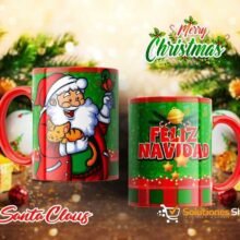 Tazas de Santa Claus con Diseño Navideño Exclusivo