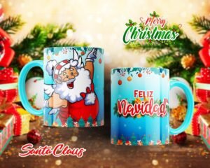 Tazas de Santa Claus con Diseño Navideño Exclusivo