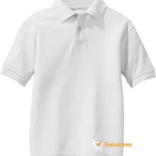 Estilo Clásico para los Pequeños Camisa Polo Blanca para Niños