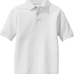 Estilo Clásico para los Pequeños Camisa Polo Blanca para Niños