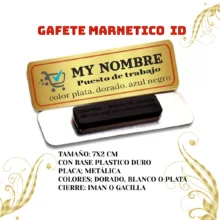 Placa de Identificación Personalizada para Empleados