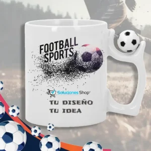 Taza de Fútbol Personalizada ¡Diseño Único para los Amantes del Fútbol