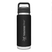 Botella Rambler 800ml Negro con Grabado Láser