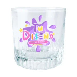 Vaso Whiskero Personalización UV Diseño Duradero y Brillante