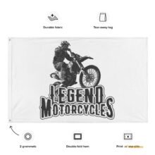 Bandera en lona personalizada 1 metro x 50 cm