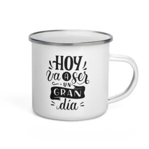 Taza esmaltada Personalizada | Con logotipo o diseño a tu gusto