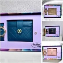 Estuche Billetera y Reloj para Dama