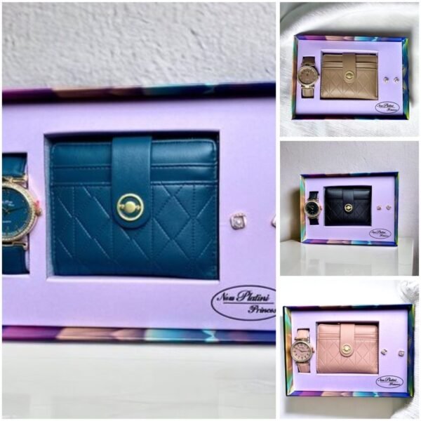 Estuche Billetera y Reloj para Dama 