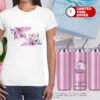 Camisa Cuello Redondo con Vaso Térmico de Acero Inoxidable 600ml Escarchado Rosa Personalizados a tu Gusto