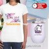 camisa personalizada, vaso térmico