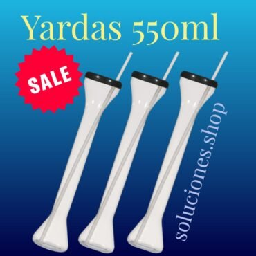 Botella Yarda de 550 ml Personalizada con Logotipo: El Regalo Perfecto para Promocionar tu Marca